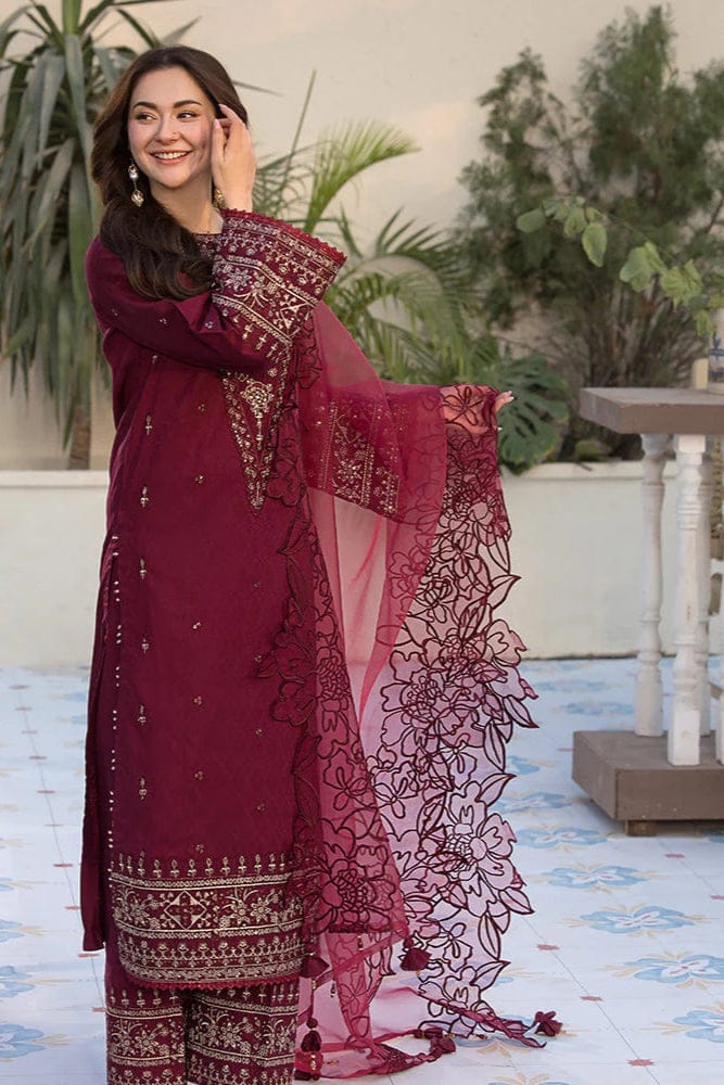 #3pc Zareen Embroidered Lawn Dress