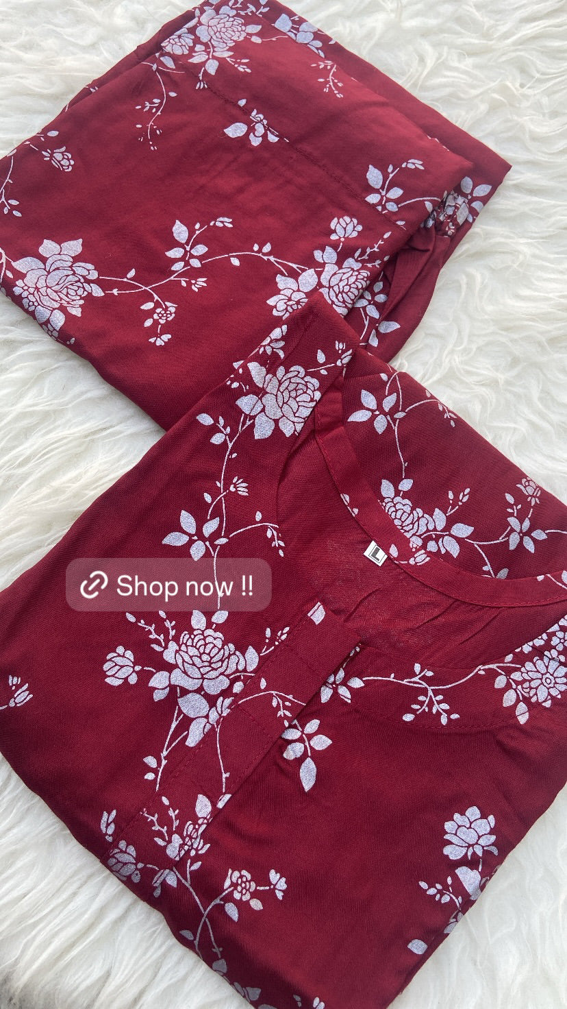 BLOSSOM Block Print Co Ords