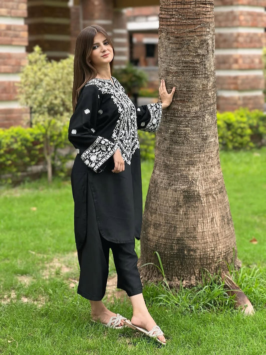 HINA Embroidered Co Ords set