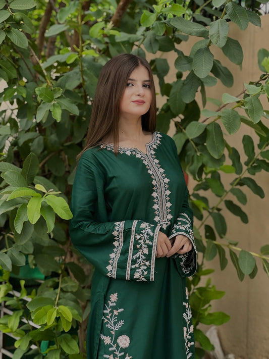 Adaab Embroidered Co Ords 2 pc Set