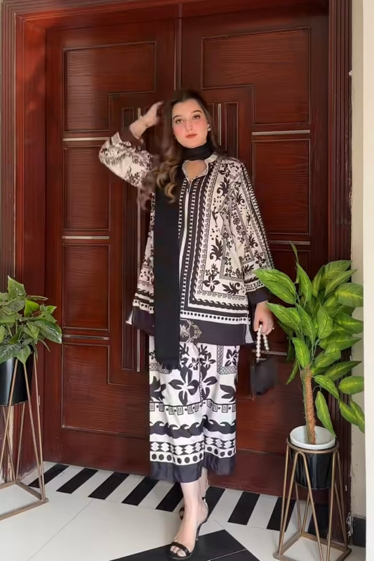 HANIA AMIR Digital printed Co Ords set