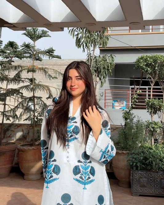 MINSA printed (Cotton-Lawn)Co Ords set