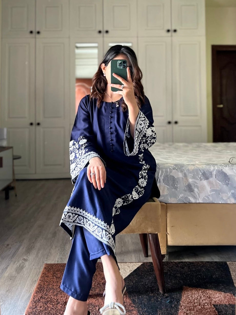 ARZU Embroidered Co Ords 2 pc Set