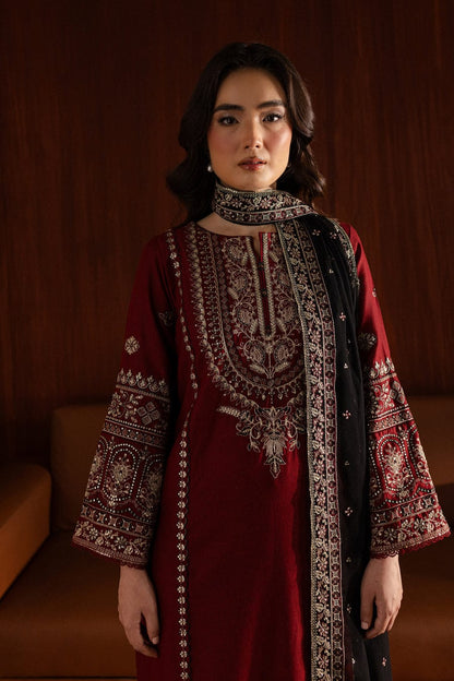 3pc Royal Pret Embroidered Lawn Dress
