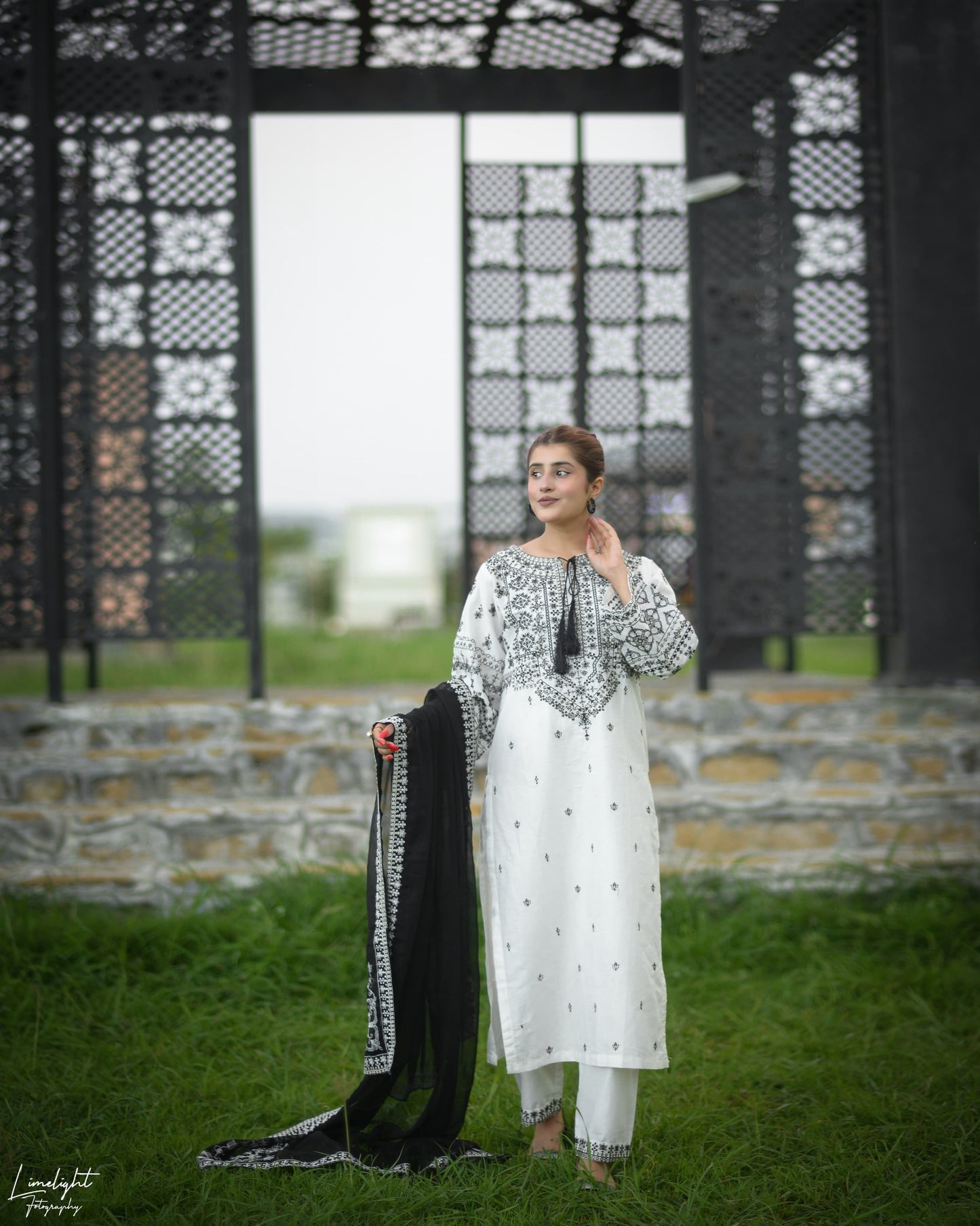 Arfa Embroidery 3pc