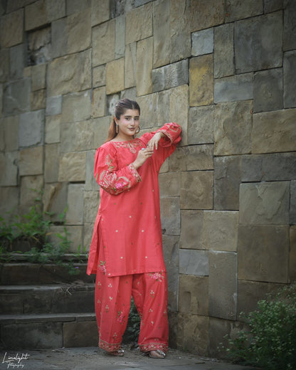 Mehak Embroidery 2pc (Farshi)
