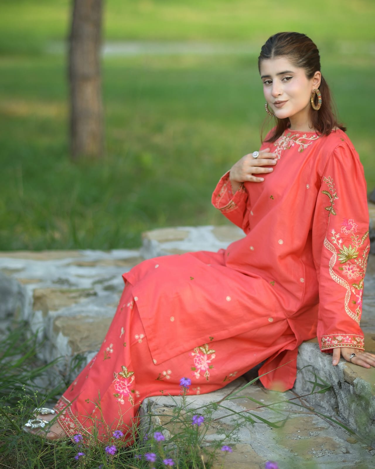 Mehak Embroidery 2pc (Farshi)