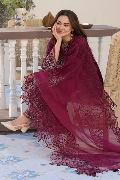 Zareen 3pc Embroidered Lawn Dress