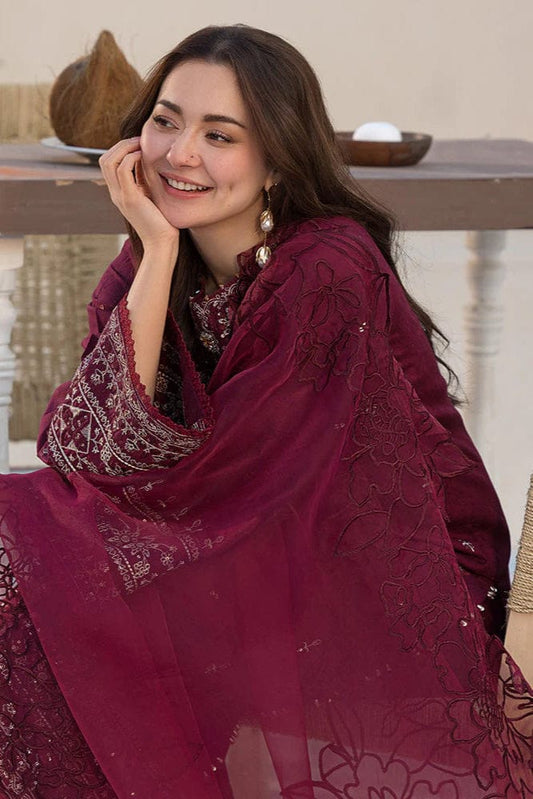 #3pc Zareen Embroidered Lawn Dress