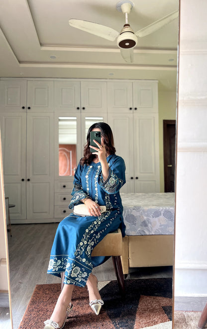 2 pc SEHAR - Embroidered Co Ords