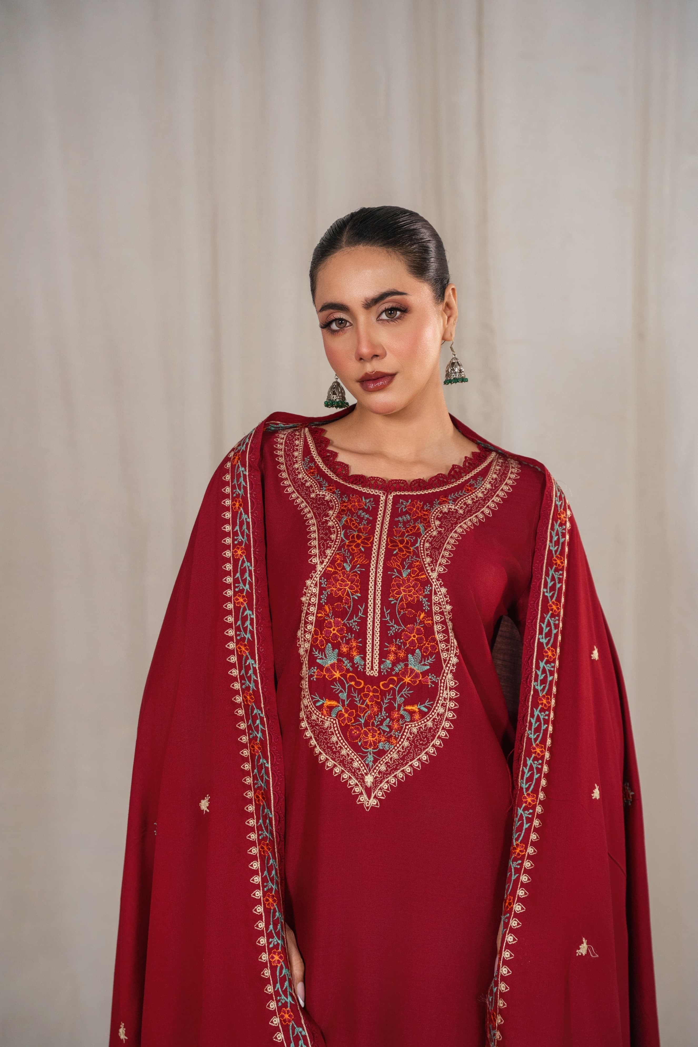 KESAR Embroidered 3 pc