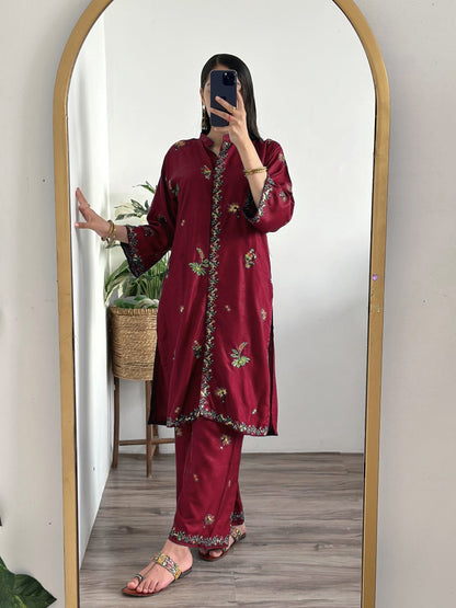 AAIRA embroidered Co Ords