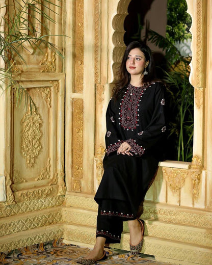 SINDHI EMB Embroidered Co Ords set