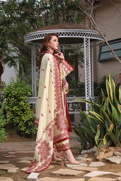 Dhaga Embroidery 3PC (Shawl)