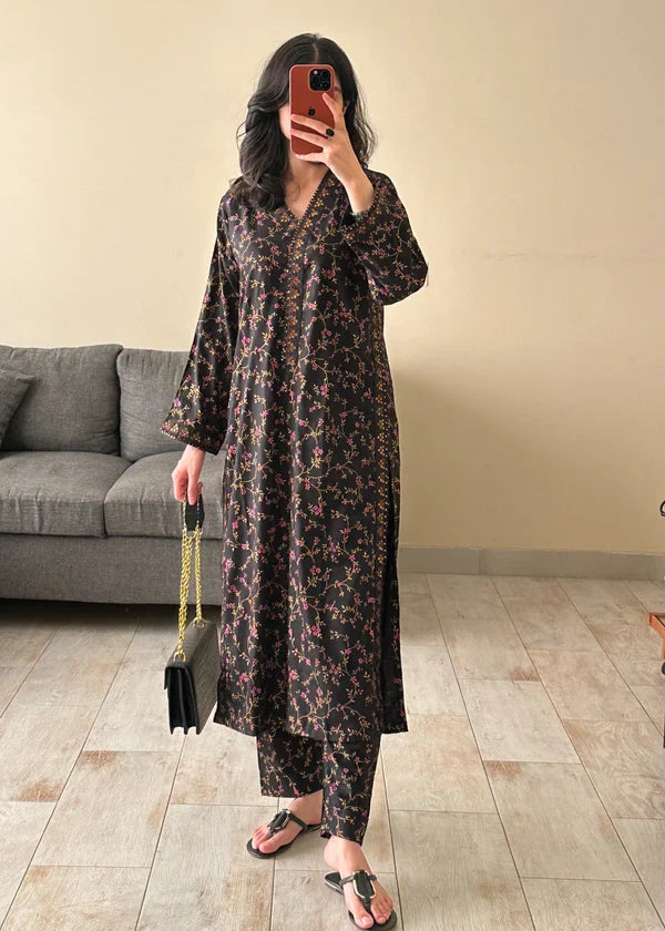 Midnight Gold 2 pc Co Ords set