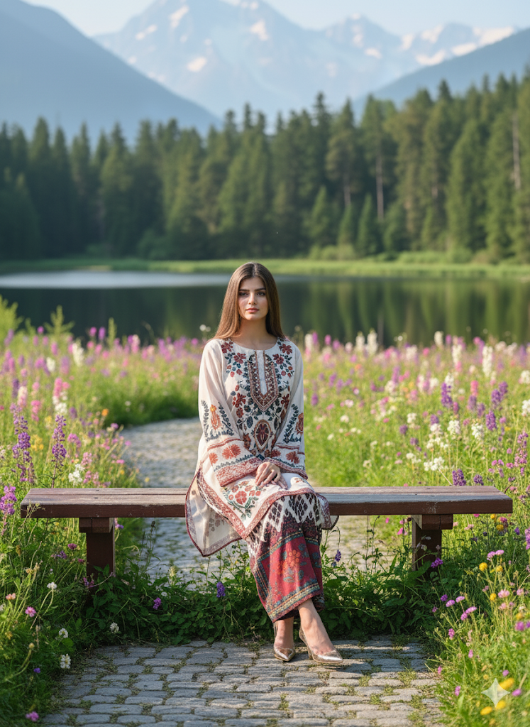 Meerub Digital Printed 2pc