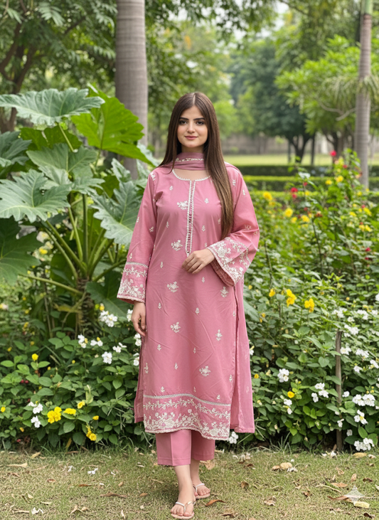 NAZNEEN Embroidered 3pc