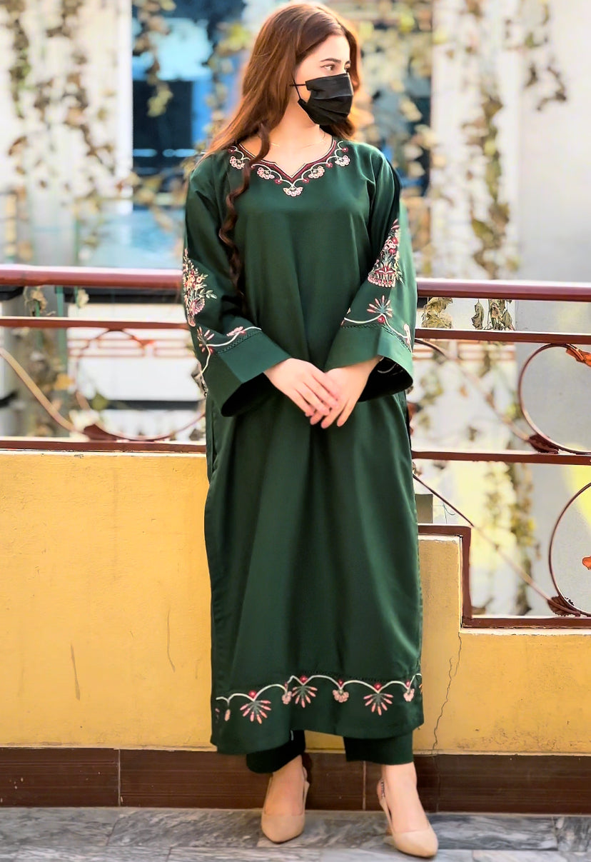 2 pc HANA Embroidered Co Ords