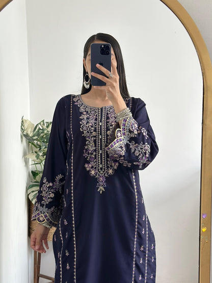 2 pc - WARDA Embroidered Co Ords