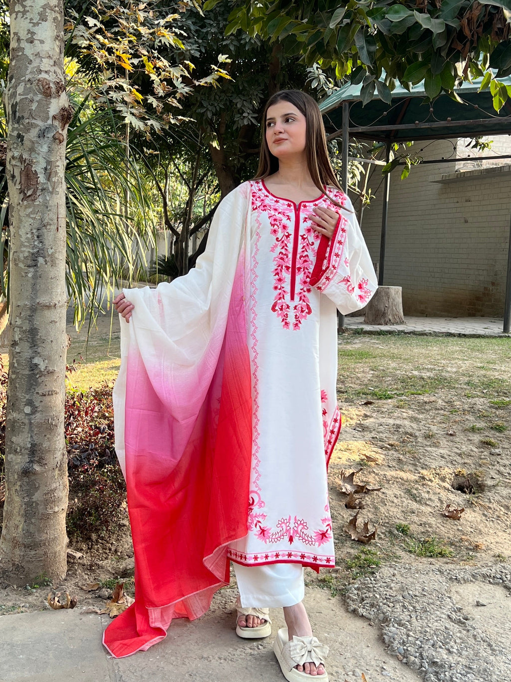 RAYA Embroidered 3 pc