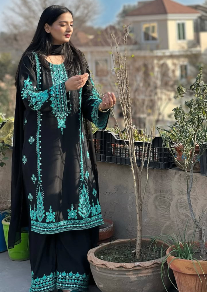 2 pc KAAMLA - Embroidered Co Ords