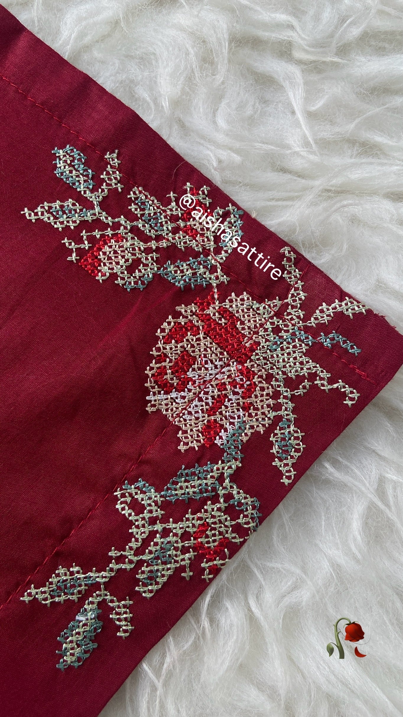 DUA Embroidered Co Ords Set