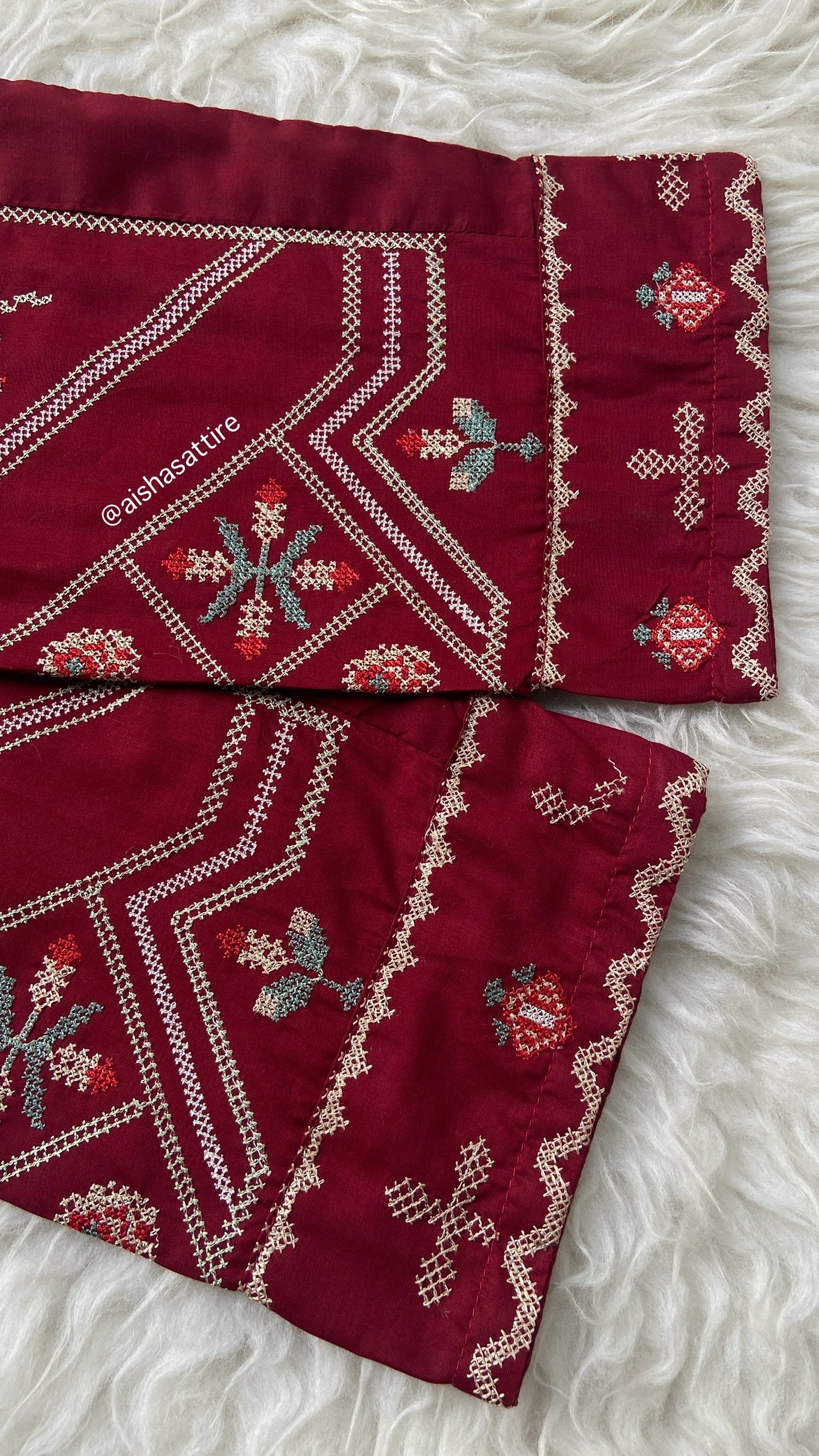 DUA Embroidered Co Ords Set