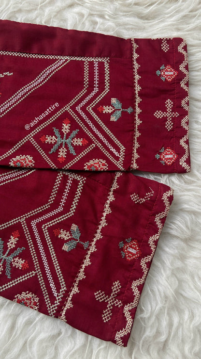 DUA Embroidered Co Ords Set
