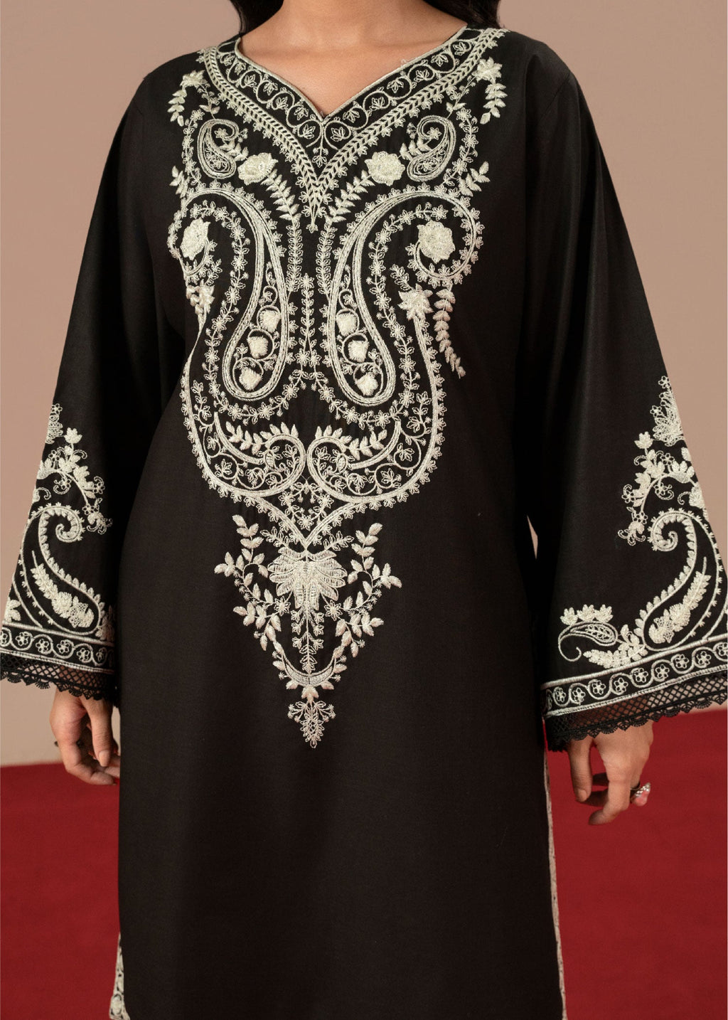Midnight Black Embroiderd 3pc