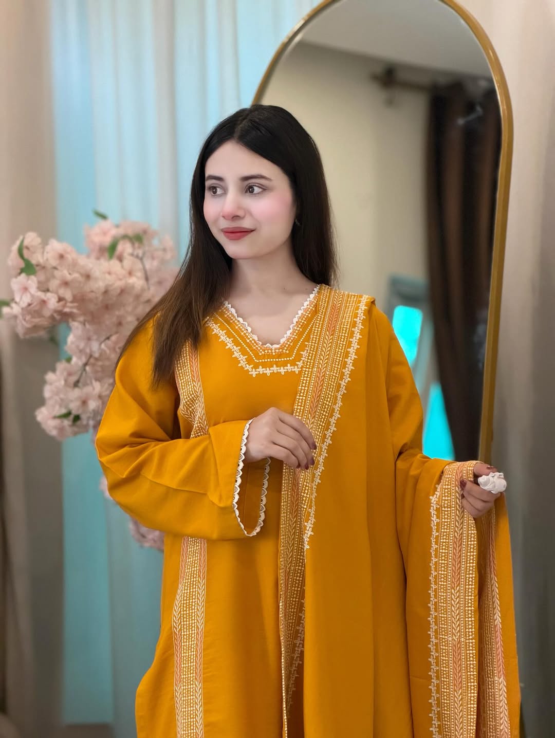 Lime Embroidered 3pc