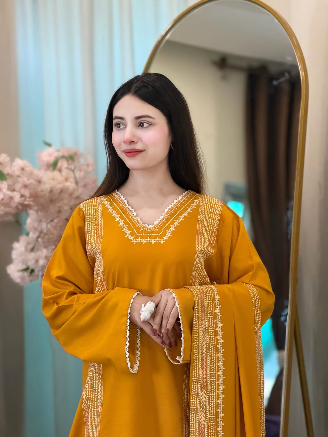 Lime Embroidered 3pc