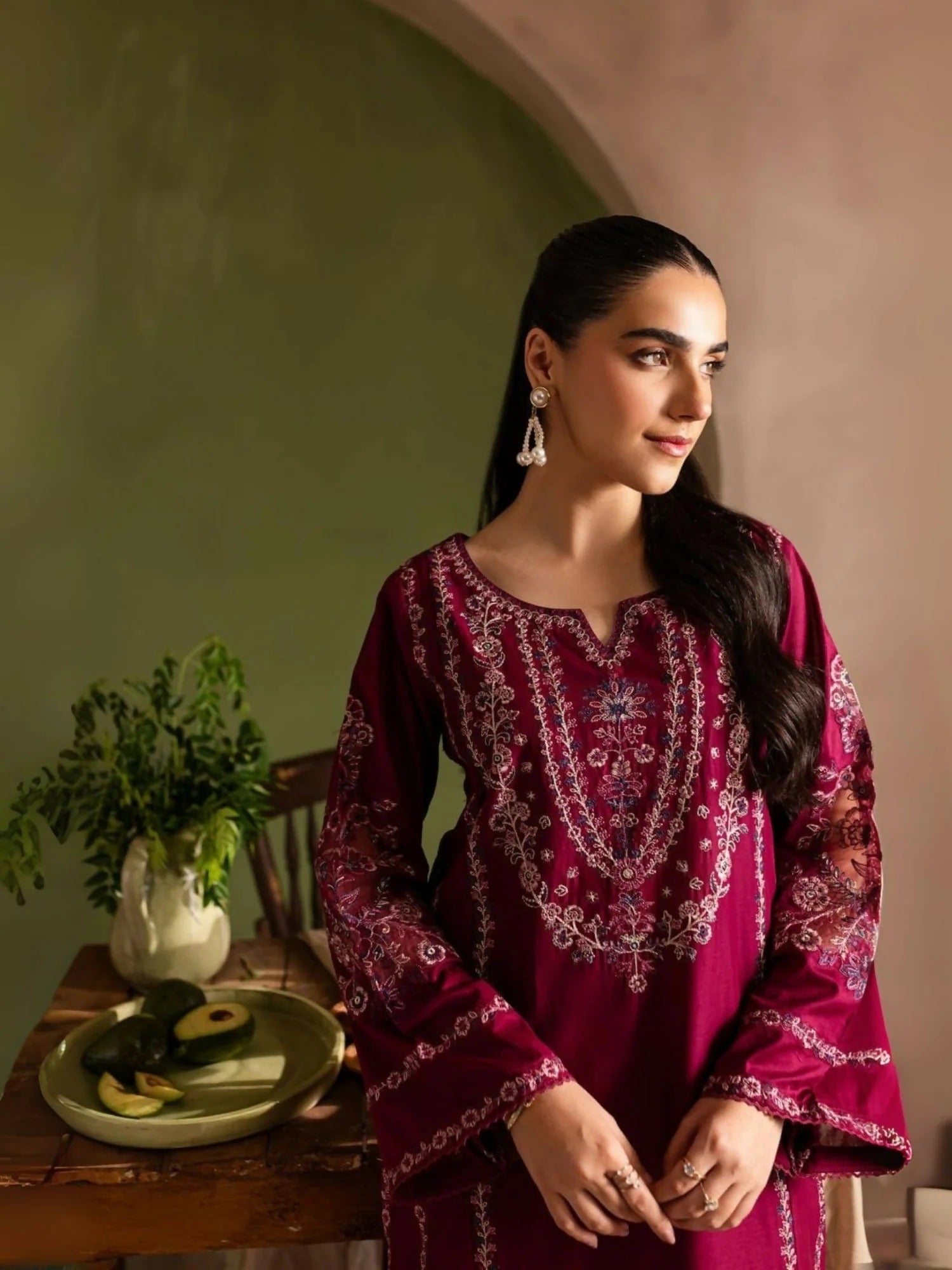 Shyrel Embroidered 2pc