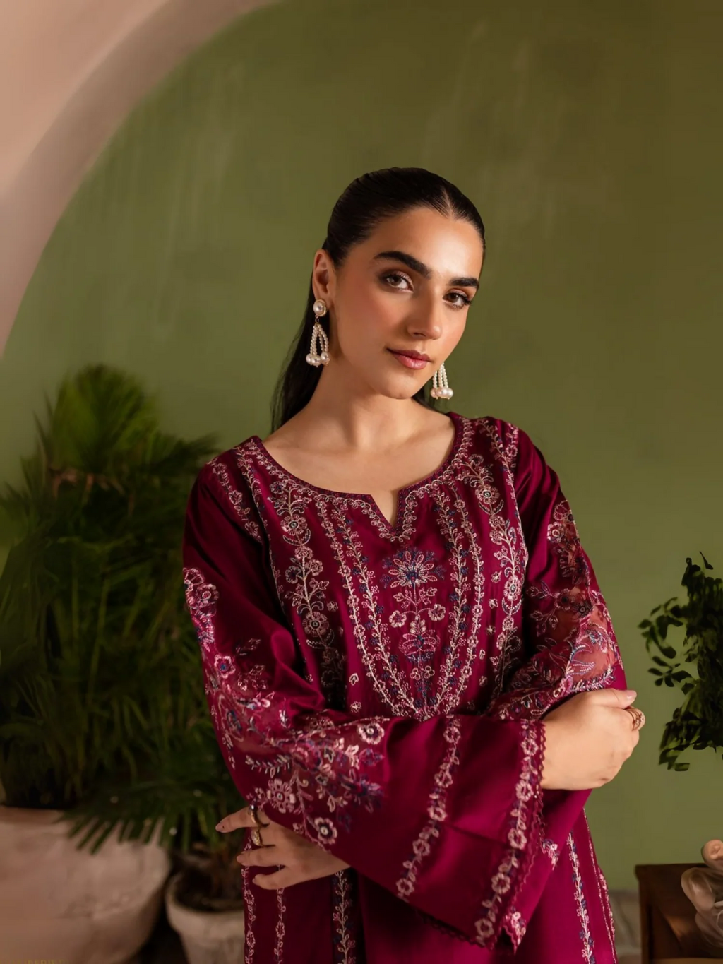 Shyrel Embroidered 2pc