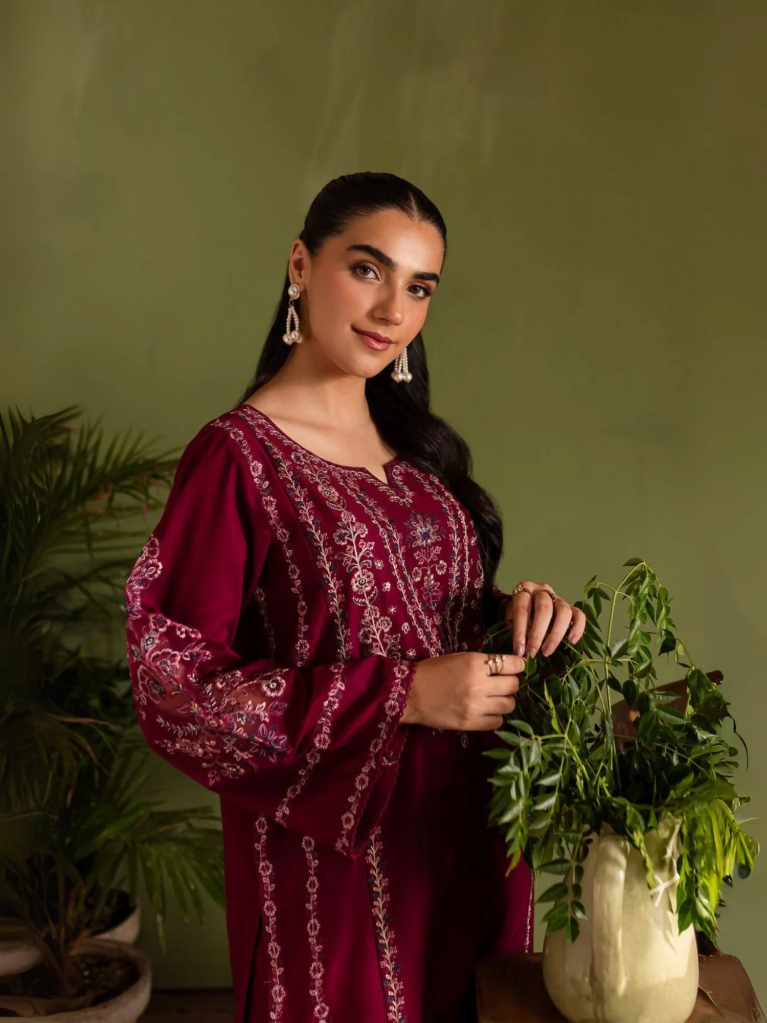 Shyrel Embroidered 2pc