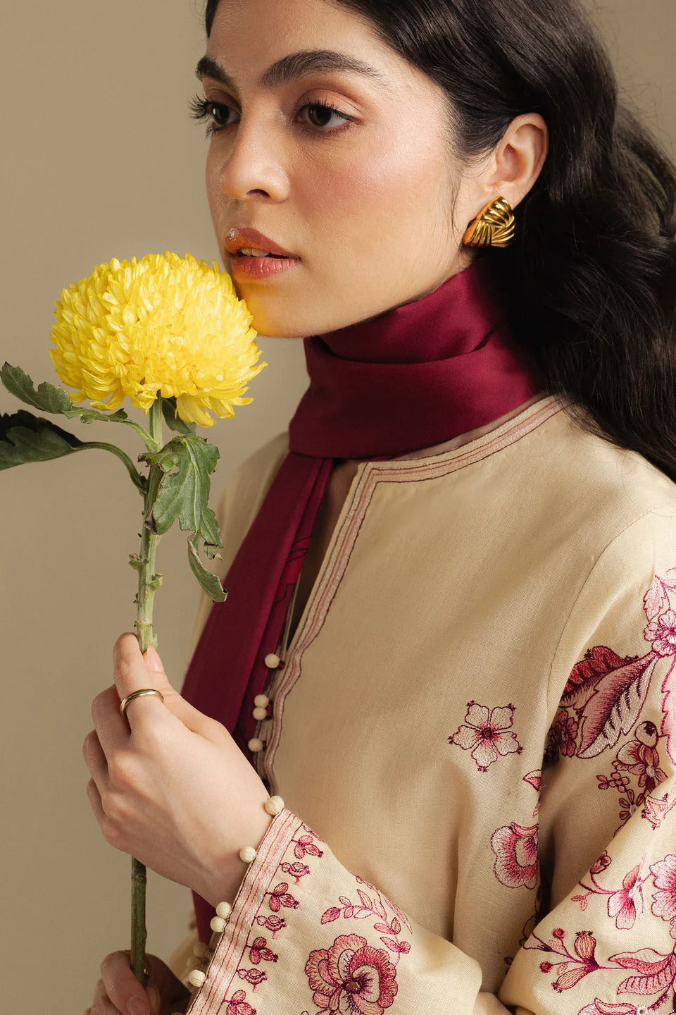 Zawiya Embroidered 3pc