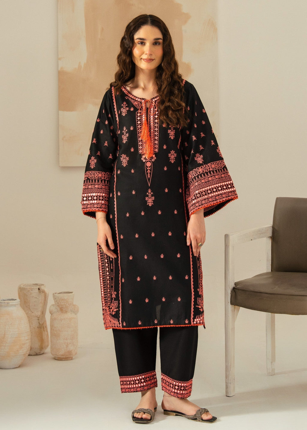 Ajal Embroidered 2pc