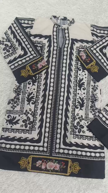 HANIA AMIR Digital printed Co Ords set